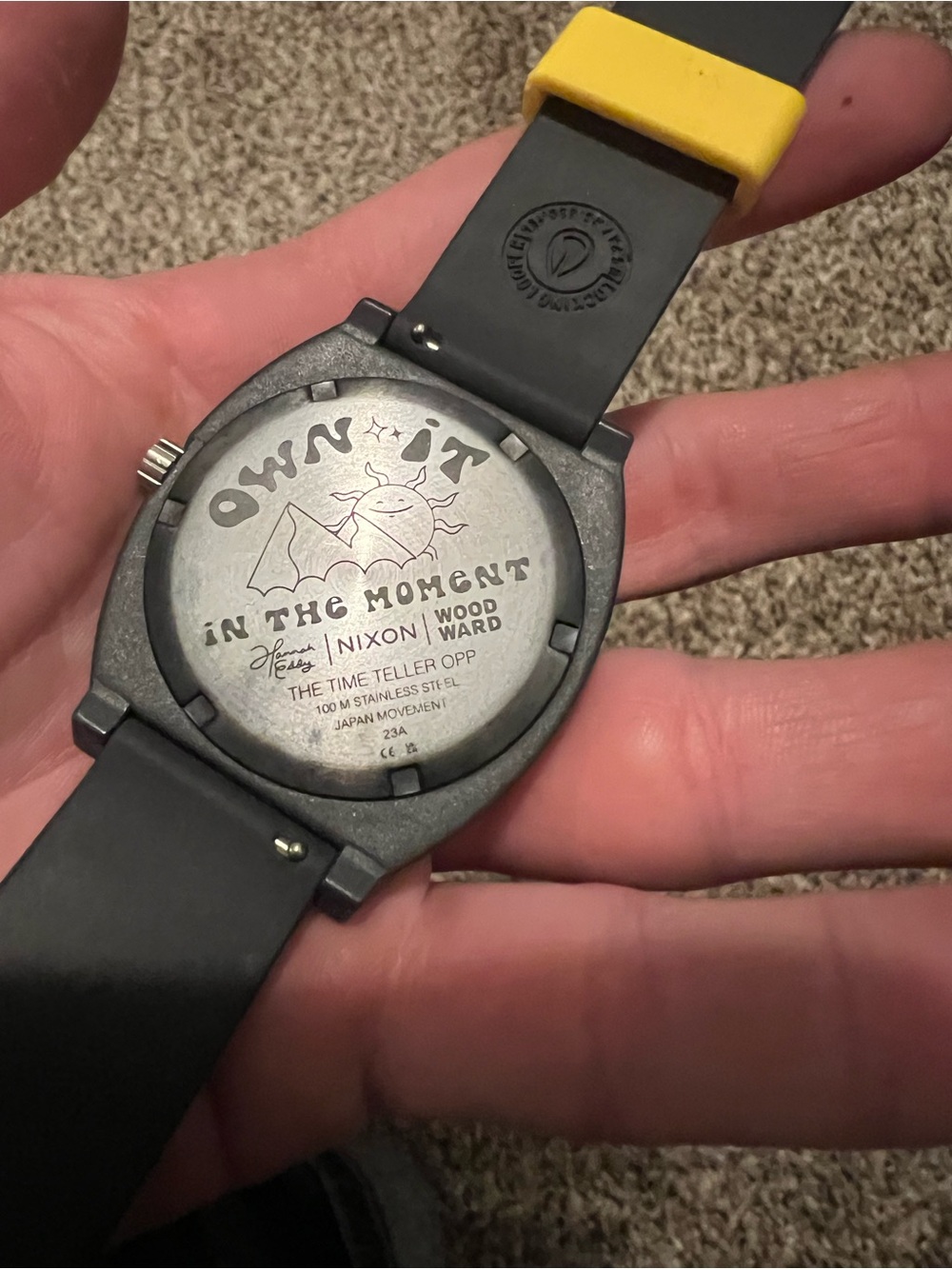 Nixon Time Teller Watch with Hannah Eddy x Woodward collaboration - Picture 3 of 5